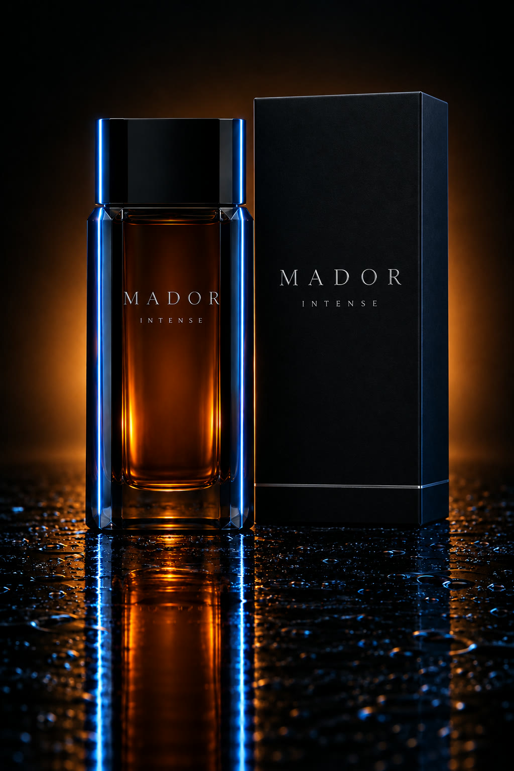Mador — Flakon und schwarze Box