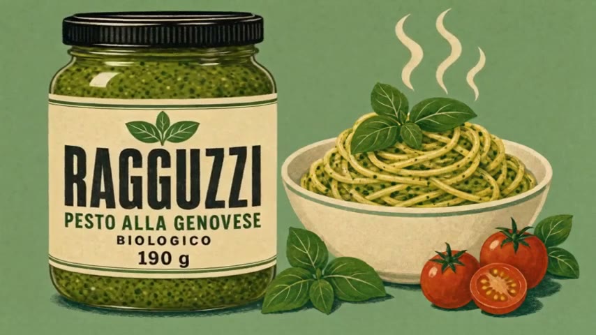 Ragguzzi — illustriertes Pesto