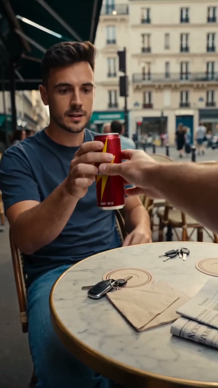 Redmax — Energydrink-Dose, UGC-Video